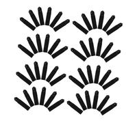 GALPADA 50pcs Pourer Caps for Olive Oil and Wine Bottles PVC Spout Covers for Kitchen Dispensers Bulk Pack Dust Protection Caps for Bottle Pourer Spouts Reusable Black Flat Head Design