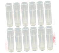 GALPADA 50pcs Refillable Lipstick Tubes DIY Homemade Lip Balm Containers Portable Lightweight Lotion Bottles for Travel Outdoor Use