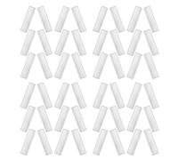 GALPADA 50pcs Self-Adhesive PVC Label Holders with Visibility, Plastic Index Card Pockets for Organizing Office and School Cabinets, Shelf Tag Label Holders