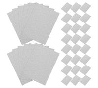 GALPADA 50pcs Silver Trading Card Sleeves with Starry Sparkle Design, Sturdy Cpp Material, Large Capacity 61x91mm Flat Protective Sleeves for Trading Cards and Small Items