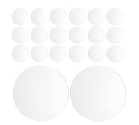 GALPADA 50pcs Small Mini Round Acrylic Mirror Tiles 2 Inch with Reflective Surface, Easy to Apply and Resist Cracking, for School Crafts and Party Embellishments, Silver Circular Mosaic