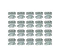 GALPADA 50pcs White Plastic Vertical Blind Ball Chain Connector Clips Suitable for Types of Blind Chains Easy to Use Curtain Hanging Accessories for House and Office
