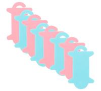 GALPADA 50Pcs Yarn Bobbins Plastic Winding Boards for Knitting Crochet Sewing Yarn Storage Board Convenient Thread Organizer DIY Craft Tool with Blue and Pink Colors