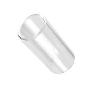 GALPADA 51mm Glass Finger Slide Bar Guitar Slide Lightweight Sustain White for Banjo Guitar Accessories Suitable for Jazz Blues Country
