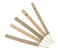 GALPADA 5pcs Bamboo Bird Call Flute Whistle Bird Whistle for Outdoor Nature Exploration Mimics Warbler Songs for Lovers and Hiking Adventures