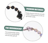 GALPADA 5pcs Beaded Phone Strap Anti-lost Lanyard Wristband for Mobile Phones Cameras Keychains Fashionable