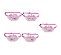 GALPADA 5pcs Boys and Girls Fanny Pack Cute Cartoon Waist Bag for Girls Chest Waist Bag for Festivals Travel Outdoor Activities for Snacks Essentials