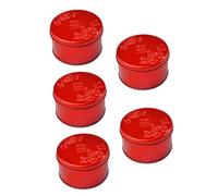 GALPADA 5Pcs Candy Storage Boxes Durable Tinplate Wedding Favor Containers for Sweets for Anniversaries Birthdays and Special Occasions Smooth Surface and Comfortable Feel