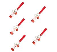 GALPADA 5pcs Cartoon Keychain Adorable Bunny Pendant for Bags and Keys and Material Cute Year Decor for Women and Friends Year