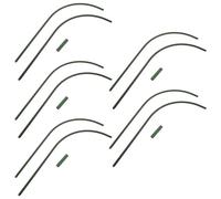 GALPADA 5pcs Chicken Tunnel Frame Poles Green Poultry Tunnel Support Hoops Arch Structure for Garden Fabric and Raised Beds Setup Reinforced Frame for Chicken Coop and Plant Protection