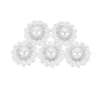 GALPADA 5Pcs Decorative Coat Buttons Multi-Function Shiny Sewing Buttons Easy Sew-On Holes for Wool, Cardigans and Jackets