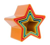 GALPADA 5pcs Educational Stacking Cups for Safe Plastic Stacker with Bright Colors for Early Counting and Imaginative Play Learning Game for Boy Girl