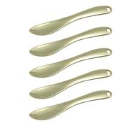 GALPADA 5pcs Eye Cream Applicator Makeup Spatulas Small Zinc Alloy Cosmetic Beauty Scoops Portable Chic Elegant Design for Women Skincare Tools Gift for Christmas Birthday Valentine's Day
