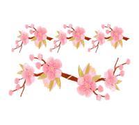 GALPADA 5pcs Flower Patches Flower Iron on Patches Creative Fashionable Non Woven Cloth Display Messages of Love Give New Lease on Life Suitable for Clothes and Socks Special Occasions