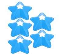 GALPADA 5Pcs Football Disc Markers Unique Five Pointed Star Shape for Soccer Basketball Training Durable Stackable Sports Cones for Agility Skill Development