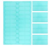 GALPADA 5PCS Green Microscope Slide Drying Rack 20-Slot Laboratory Slide Tray Holder for Microbiology and Cell Studies, Microscope Accessories Storage Organizer