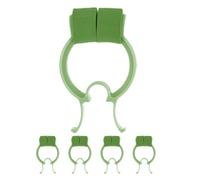GALPADA 5Pcs Green Nasal Clips for Nosebleed Stopper and Breathing Training, Plastic Foam Nose Clamps for Swimming and Lung Respiratory Exercise