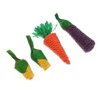 GALPADA 5pcs Hamster Molar Stick Chewing Made of Natural Grass for Squirrels and Hamsters, Promotes Fun and Exercise during Your Pet's Growing-up and When You Are Not at Home