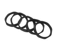 GALPADA 5pcs Handheld Microphone Protection Rings Non-slip Plastic Microphone Accessories Anti-rolling Circles for Ktv Stage Performance Conference Use