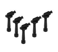 GALPADA 5pcs High Performance Spark Plug Cap for Motorbike and Atv with Enhanced Engine Response and High Temperature Resistant Rubber Material, Easy Replacement Flash Plug Cap