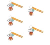 GALPADA 5pcs Japanese Style Keychain Soft Maneki Neko Pendant for Bags and Cars Unique Cat Keyring for Cute Decorative Keychain Accessory