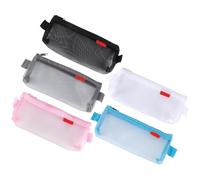 GALPADA 5pcs Mesh Pencil Case Creative Stationery Container Pen Bag for Students Pen Storage Holder for Girls Secondary School Portable Pencil Case Random Color