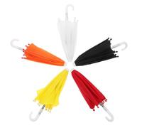 GALPADA 5pcs Mini Umbrella Crafts Colorful Tiny Umbrella with Open-close Function for Dollhouse Decoration DIY Projects Accessories Home Display Accents