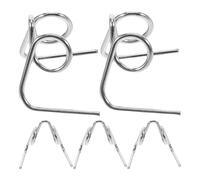 GALPADA 5pcs Motorcycle Return Springs Stainless Steel Chain Tensioner Spring for Electric Scooter Bikes Trike Quad Enhanced Safety Versatile Compatibility Silver for Electric Motorcycle