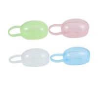 GALPADA 5pcs Pacifier Holder Case for Newborns and Babies, Protective Soother Box Made of Healthy Pp Material, Portable and Easy to Clean Pacifier Storage for Home and Travel Use Random Random Color
