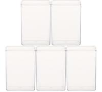 GALPADA 5pcs Pet Display Cases for Collectible Figure Models and Adornments, Protective Storage Boxes Not Easily Broken, for Collecting Figure Models and Dustproof Display