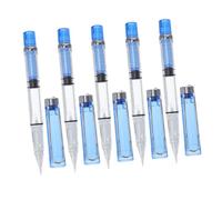 GALPADA 5pcs Refillable Fountain Brush Pen Soft Flexible Tip for Calligraphy Sumi Painting Sketching for Beginners Artists Portable Design Ink Usage Versatile for Various Types