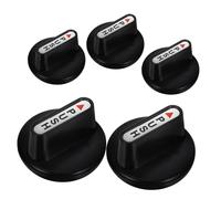 GALPADA 5pcs Replacement Control Knobs for Gas Stove Igniter Switches Easy Install for Cooktop Burner Bbq Grill Oven