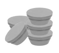 GALPADA 5pcs Rubber Drain Plug 20mm for Air Conditioner Drain Pipe, Leak Prevention and Noise Reduction, Outdoor Unit Replacement Cap Suitable for Homes