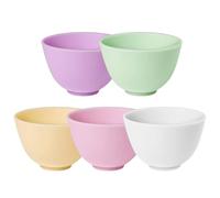 GALPADA 5pcs Silicone Bowls Reusable Bowl for Camping Favor for Beauty Salon Supply