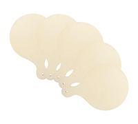 GALPADA 5pcs Small Unfinished Wood Cutting Board Portable DIY Charcuterie Board for Cheese Bread and Fruits for Kitchen Decoration and Creative Projects