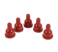 GALPADA 5pcs Soft Rubber Nursing Nipples for Newborn Puppies and Kittens, Leakproof Calf Bottle Teats, Animal Milk Feeder Nipples Suitable for Tiny Pets and Goats