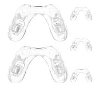 GALPADA 5pcs Soft Silicone Glasses Nose Pads Double Hole Screw-on Non-slip U-shaped Bridge Cushions Eyewear Nose Supports