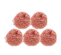 GALPADA 5pcs Solder Tip Cleaner Copper Coated Iron Wire Balls Preserves Tip Life for Welding and Soldering