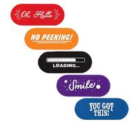 GALPADA 5pcs Webcam Covers Privacy Protector Sticky Adhesive Abs Material Assorted Colour Original Chic Style for Laptop Tablet