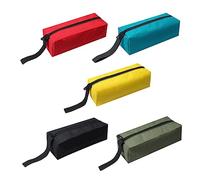 GALPADA 5Pcs Zipper Tool Bag Multi Purpose Oxford Cloth Storage Pouch for Organizing Small Items Stationery and Electronics Assortment