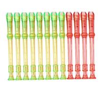 GALPADA 6-Hole Clarinet Beginners Practice Clarinet Compact Size 13.8X1.4Cm Premium Plastic Material Excellent Sound Effect Early Education Toy for Wind Instrument Learners