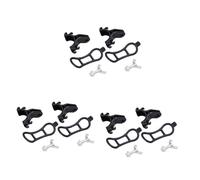 GALPADA 6 Pcs Bike Handlebar Extender Bracket Lightweight Black Cycling Lamp and Race Number Holder Secure Bolt Fastening for Road Bikes Fits Handlebar Easy to Install and Release
