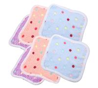 GALPADA 6-Piece Coral Fleece PET Blanket Set Comfortable Hamster Cage Liners Warm Guinea Pig Mats for Daily Use Compact and Soft Hamster Supplies