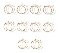 GALPADA 60pcs Acoustic Guitar Strings Replacement Strings for Folk Guitar Easy Installation Warmer Tone One Box