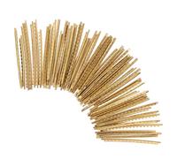 GALPADA 60pcs Brass Guitar Fret Wire Set for Fingerboard Replacement with Smooth Surface and Precise Tuning, Suitable for Acoustic and Electric Guitars, DIY Luthier Supplies