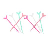 GALPADA 60pcs Lash Lift Tools Grafting Lashes Lift Tool 5.23x1.18x0.08in Plastic Y-Shaped Design Efficient Eyelash Beauty Experience Starters Complete Accessories Random Color