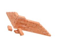 GALPADA 60pcs Miniature Clay Bricks Scale Realistic DIY Sand Table Model Building Mini Landscape Brick for Dollhouse Micro Landscape Crafting