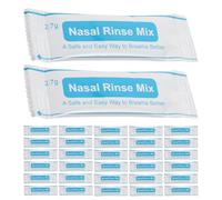 GALPADA 60pcs Portable Nasal Wash Salt Packets for Nose Cleaning with Quick Dissolution and Sinus Relief, Plastic Material Suitable for Routine Nasal Clean and Poor Air Quality Conditions