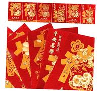 GALPADA 60Pcs Rabbit Year Red Envelopes with Chinese Elements for Year Gift Ceremony Creative for Spring Festival Weddings Birthdays Prosperity Wishes