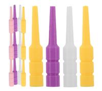 GALPADA 64Pcs Plastic Cribbage Board Pegs Scorekeeping Pins for Traditional Game Boards Replacement Game Pegs Set with Pink White Purple Yellow Fit 1/8 Inch Holes